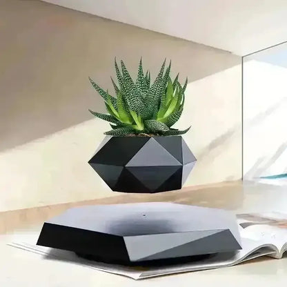 Magnetic Levitating Mini Rotating Flower Pot