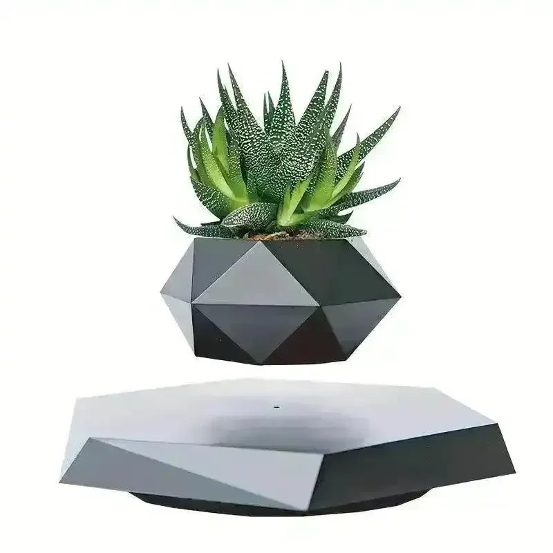 Magnetic Levitating Mini Rotating Flower Pot